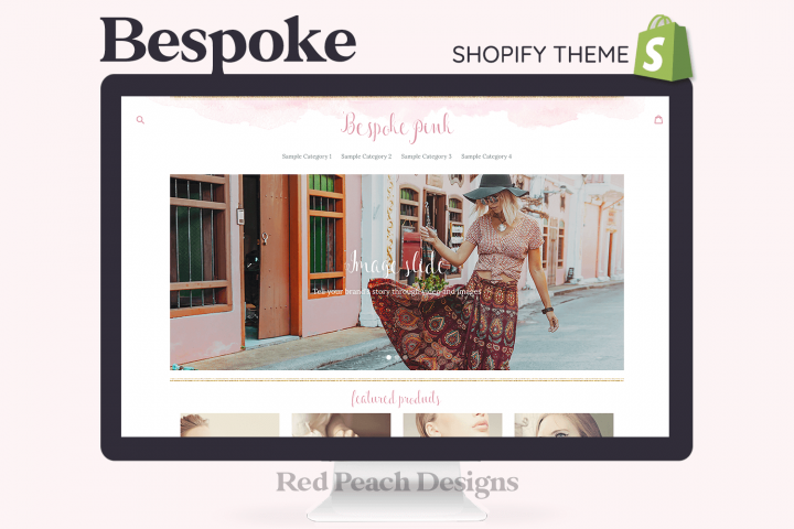 Bespoke Pink Feminine Responsive Shopify Theme