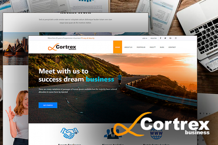 Cortrex Business | Modern Template HTML5
