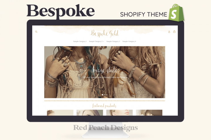 Bespoke Gold Feminine Responsive Shopify Theme