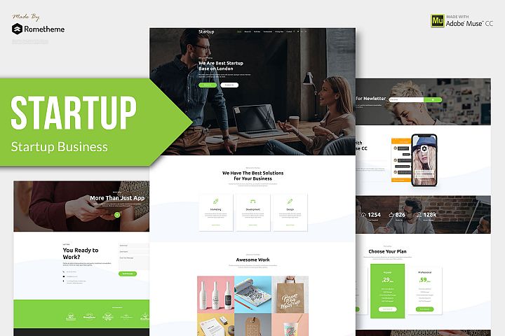 Startup - Startup Muse Template